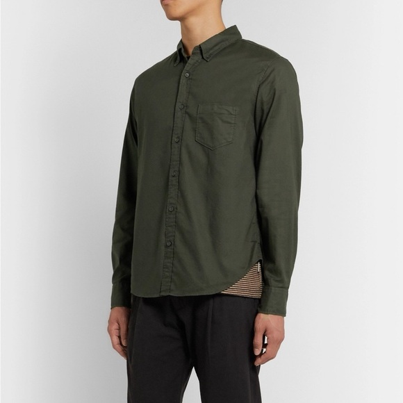 Entireworld Slim-Fit Button-Down Organic Cotton Oxford Shirt Type A Version 2 - Picture 8 of 8